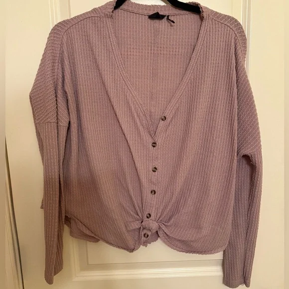 Urban Outfitters Mauve Women's Cardigan Sweater - Picture 3 of 6